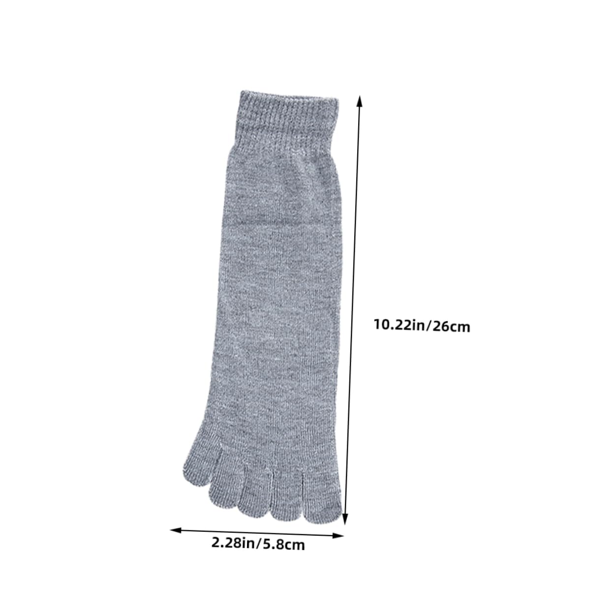 Ipetboom 2Pairs Individual Toe Cotton Socks Japanese Style Five Finger Design for Running Yoga Daily Wear with Breathable Comfort and Foot Health Benefits