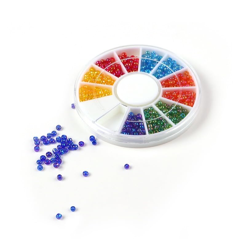 300 piezas cuentas para atar moscas 3mm 12 colores miniatura 5