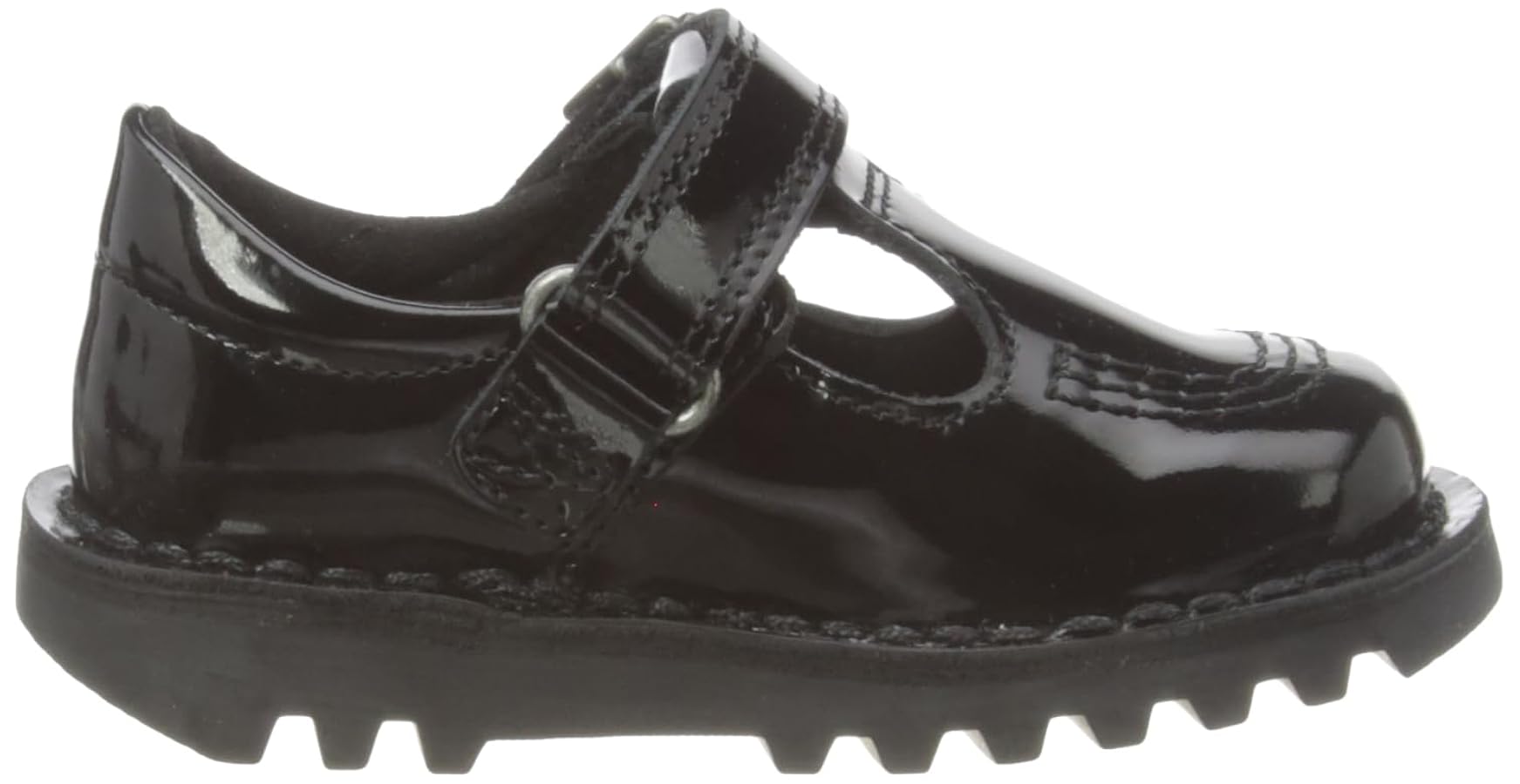 Patent Shoes Kickers KICK LO Black Livraison Gratuite