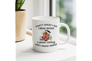 I Read Books I Drink Coffee Mug: Perfect for Bookworms and Coffee Addicts