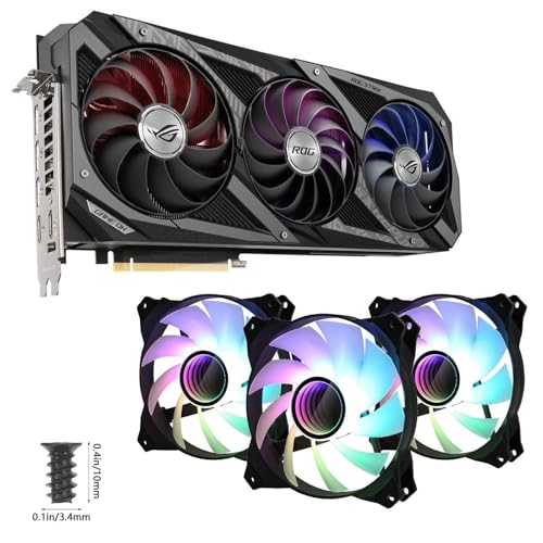 Nivithi 150 PCS Computer Screws PC Fan Screws Kit,PC Case Screws Computer Screws Assortment Kit 6-32x30mm und M5x10mm,Case Fan Mount Screws Long... - Image 7