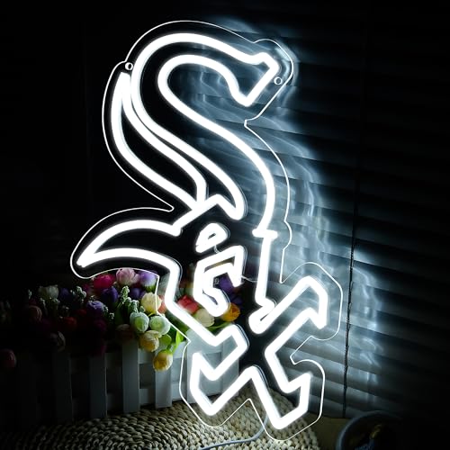 Image of Baseball Neon Sign for Wall Decor Dimmable Baseball Team Led Neon Light Up Sign for Man Cave Bedroom Birthday Gifts for Sports Fans 5V USB Powered Size 15.7 * 11.4inch(ZYLD141)