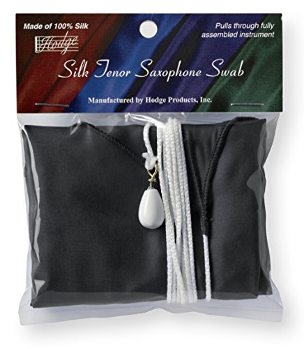 image for Hodge Silk Tenor Saxophone Swab - Black