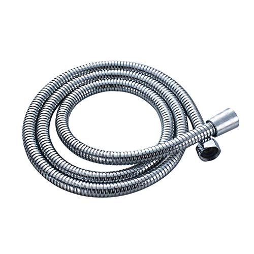 Manguera de ducha flexible antitorsión en acero inoxidable cromado universal 2