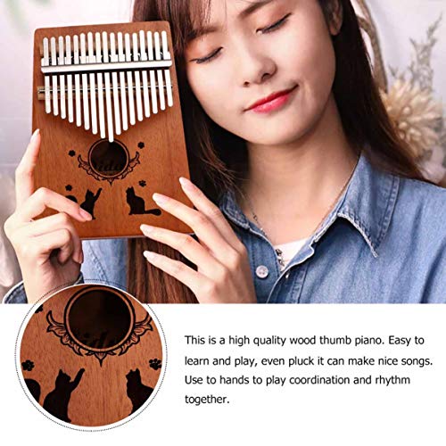 HEALLILY Kalimba Pouce Piano 17 Touches Mbira Doigt Piano Instrument de Musique Portable pour Enfants Adultes Débutants… - Les Beatles, Paul McCartney, John Lennon, RIngo Starr, George Harrison HEALLILY Kalimba Pouce Piano 17 Touches Mbira Doigt Piano Instrument de Musique Portable pour Enfants Adultes Débutants… – Image 8