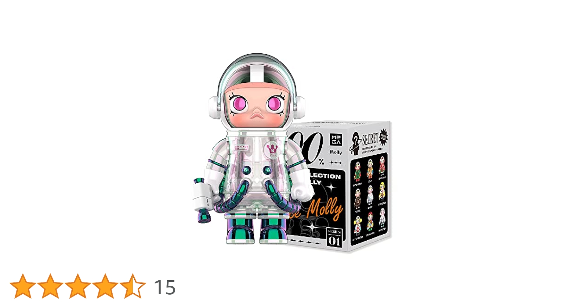 Amazon | POPMART MEGA コレクション 100％ SPACE MOLLY