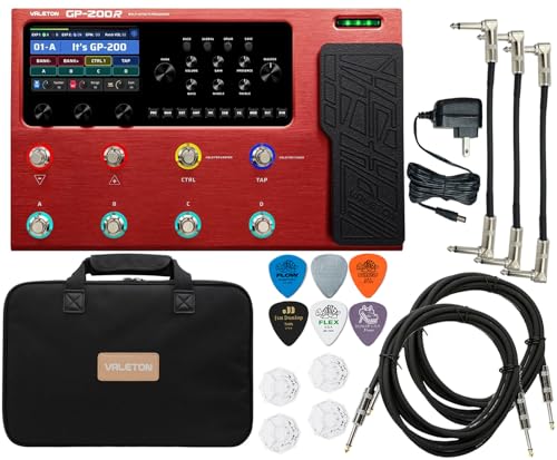 Processeur multi-effets VALETON GP-200R simulation IR et interface USB pour studio