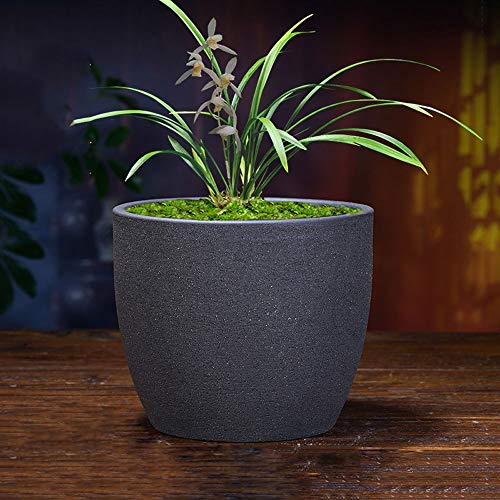 Jardinière en sable violet pour balcon fleuri et zen