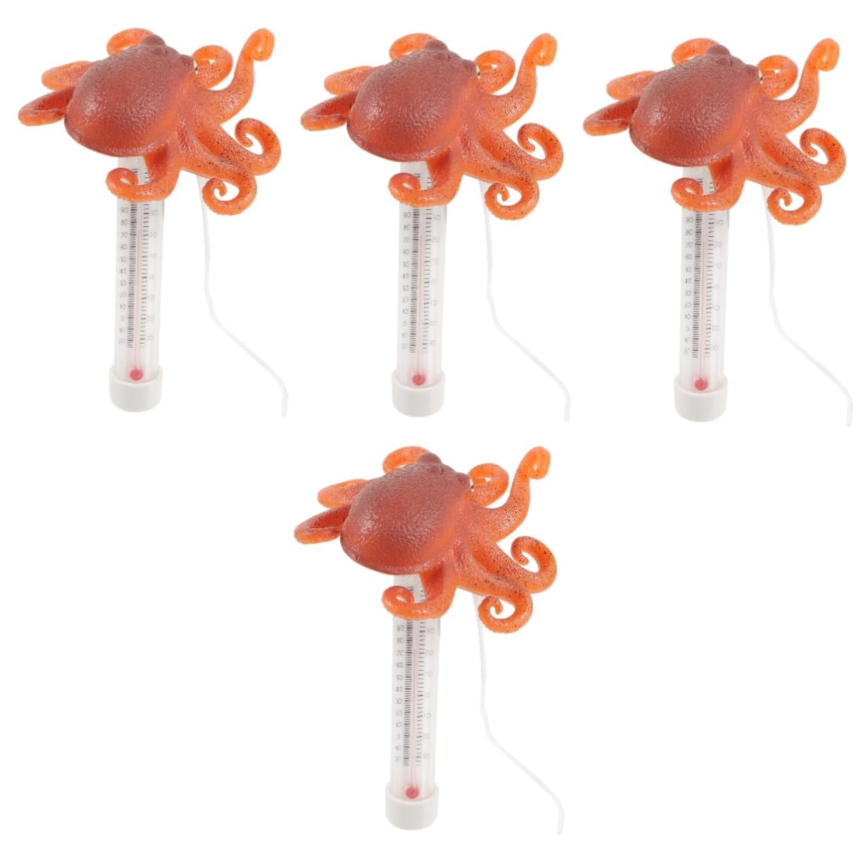 UPKOCH 4pcs Household Floating Pool Thermometer for Spas and Easy Reading Water Temperature for Accurate Measurements Swimming Pools and Aquariums