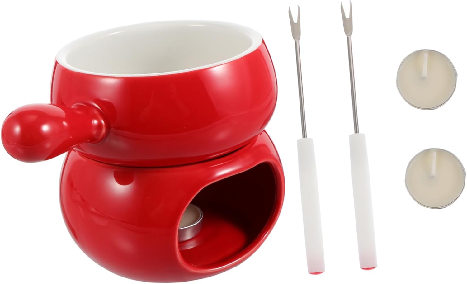 ABOOFAN Fondue Ceramic Melting Pot Cheese Dome Kitchen Accessory Ceramic Heating Tool for Cheese Chocolate