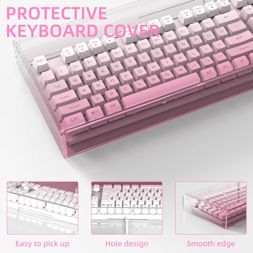 Protector de teclado ATTACK SHARK KC04 acrílico transparente miniatura 4