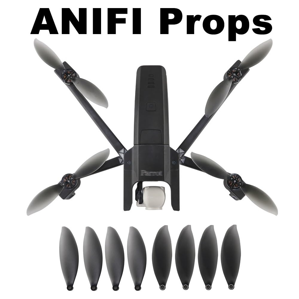 Parrot ANAFI ドローン用 アクセサリ 交換用プロペラ × 8枚 PF070311 mxn26g8 Amazon.co.jp: 8 個 Anafi プロペラ折りたたみ小道具 Parrot