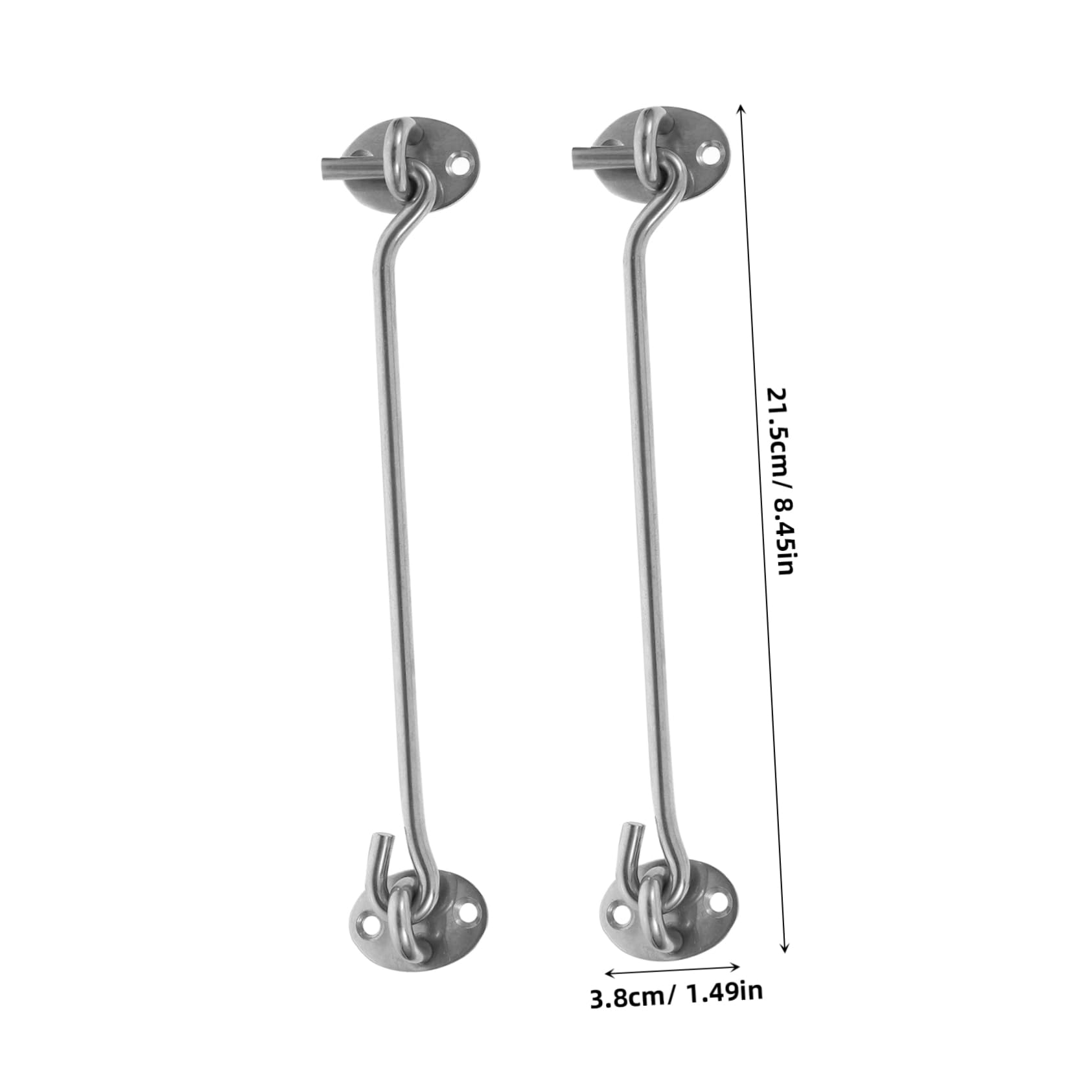 NULYLU Thickened Window Hook Sturdy Metal Latch Hooks Easy Installation Household Use