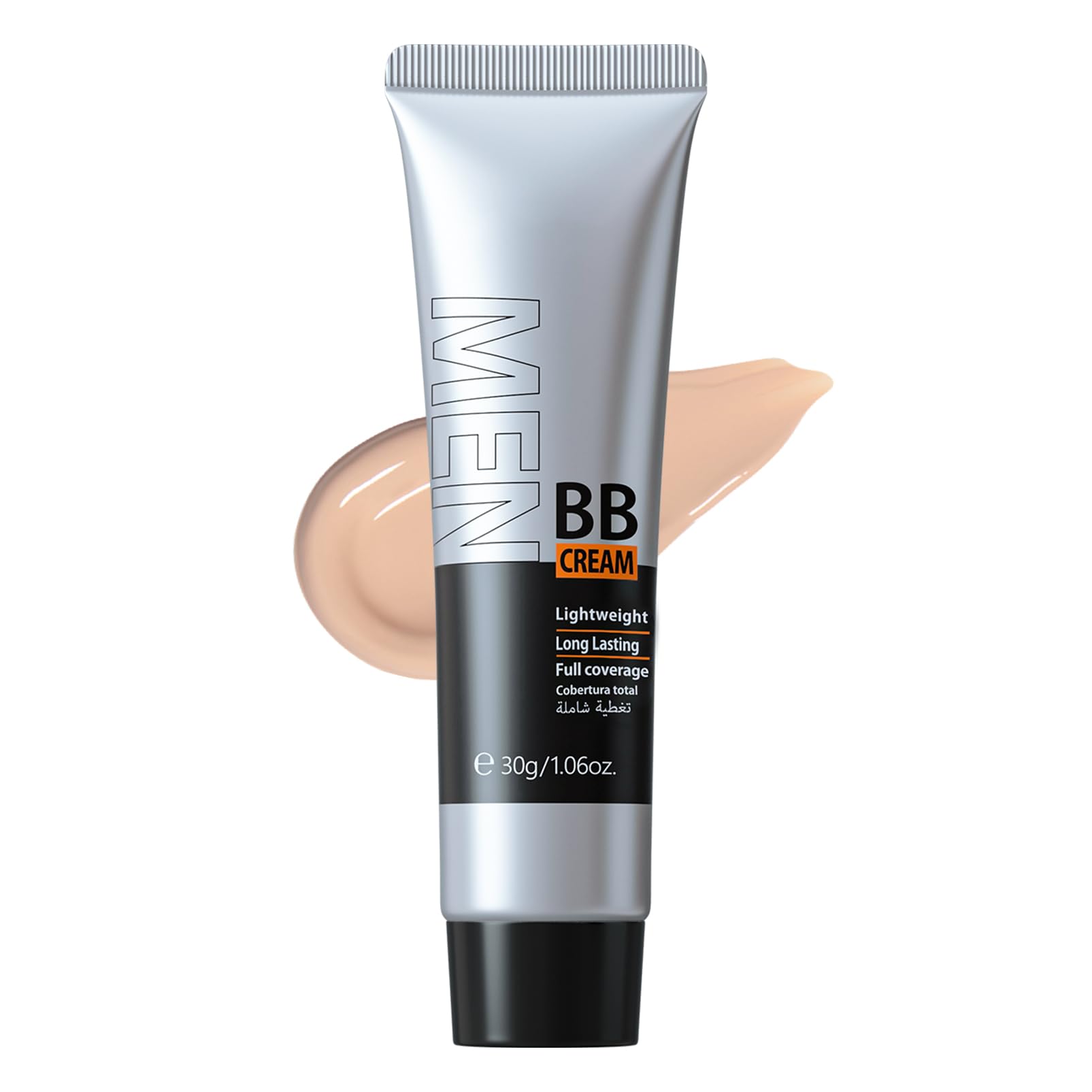 BB Cream Uomini idratante Fondotinta Correttore colore per tono naturale della pelle, idratante Full Coverage Correttore Man, impermeabile e durevole, idratante per un trucco impeccabile