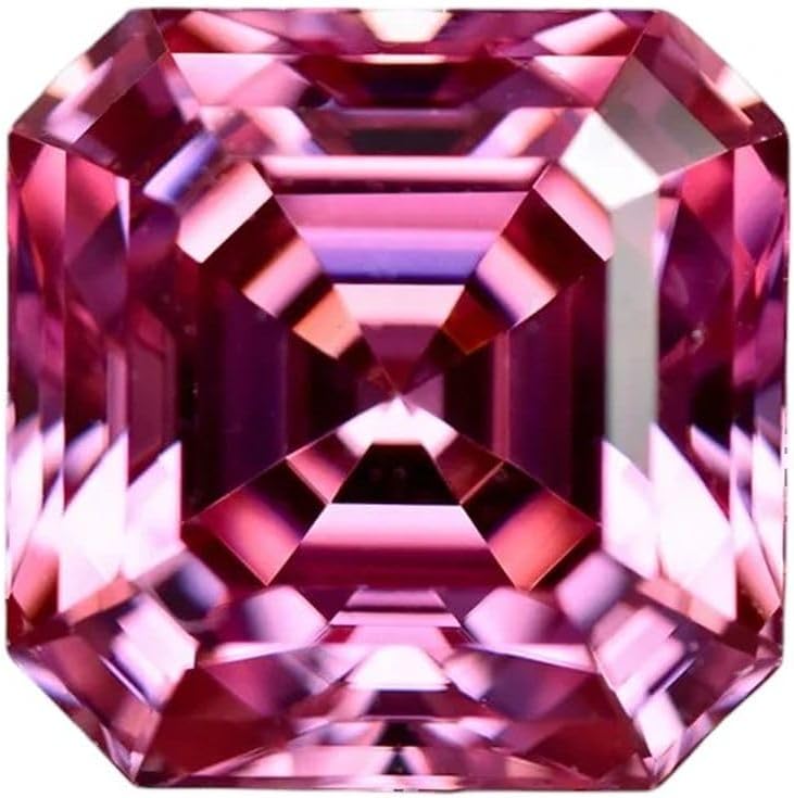 Nuovo 2026 Moissanite Pietra Rosa Colore Asscher Cut Italia Ubuy