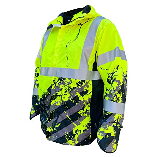 Image of SafetyShirtz SS360 ANSI Class 3 Type R Graphic Hoodie