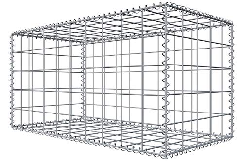 Preisvergleich Produktbild Niederberg Metall Gabione 100x50x50 Steingabione MW 10x10 Gitterkorb Steinkorb