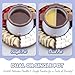Party Desserts Electric Fondue Pot Set with 2 Pots, Melting Chocolate Warmer for Dipping, Candy & Chocolate Melting Pot, Fondue Pot Electric Set, Fondue Forks Included, 2.5 Cups, Brown