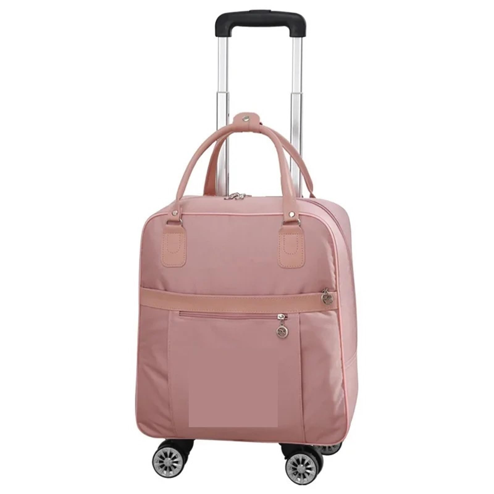Borsone Con Ruote Borsa da viaggio for trolley for bagagli con ruota universale Comoda borsa imbarco for zaino impermeabile Valigia for carrello rotelle Per Deposito Bagagli(Pink,45cmX40cmX21cm)