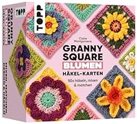 Granny Square Blumen Häkel-Karten (Deutsche Ausgabe): 50x häkeln, mixen und matchen. Mit Häkelschrift und Foto zu jedem Granny Square und praktischem ... (Granny Squares (Häkelanleitungen))