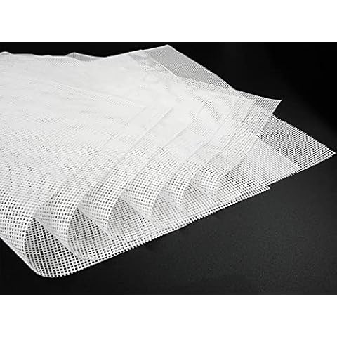 (6 Pack) Silicone Dehydrator Sheets, Dostk Premium Non Stick Dehydrator Mats for Fruit Dryer Mesh, Dehydrator Tray Liner Reusable (14 x 14 inch) Cover