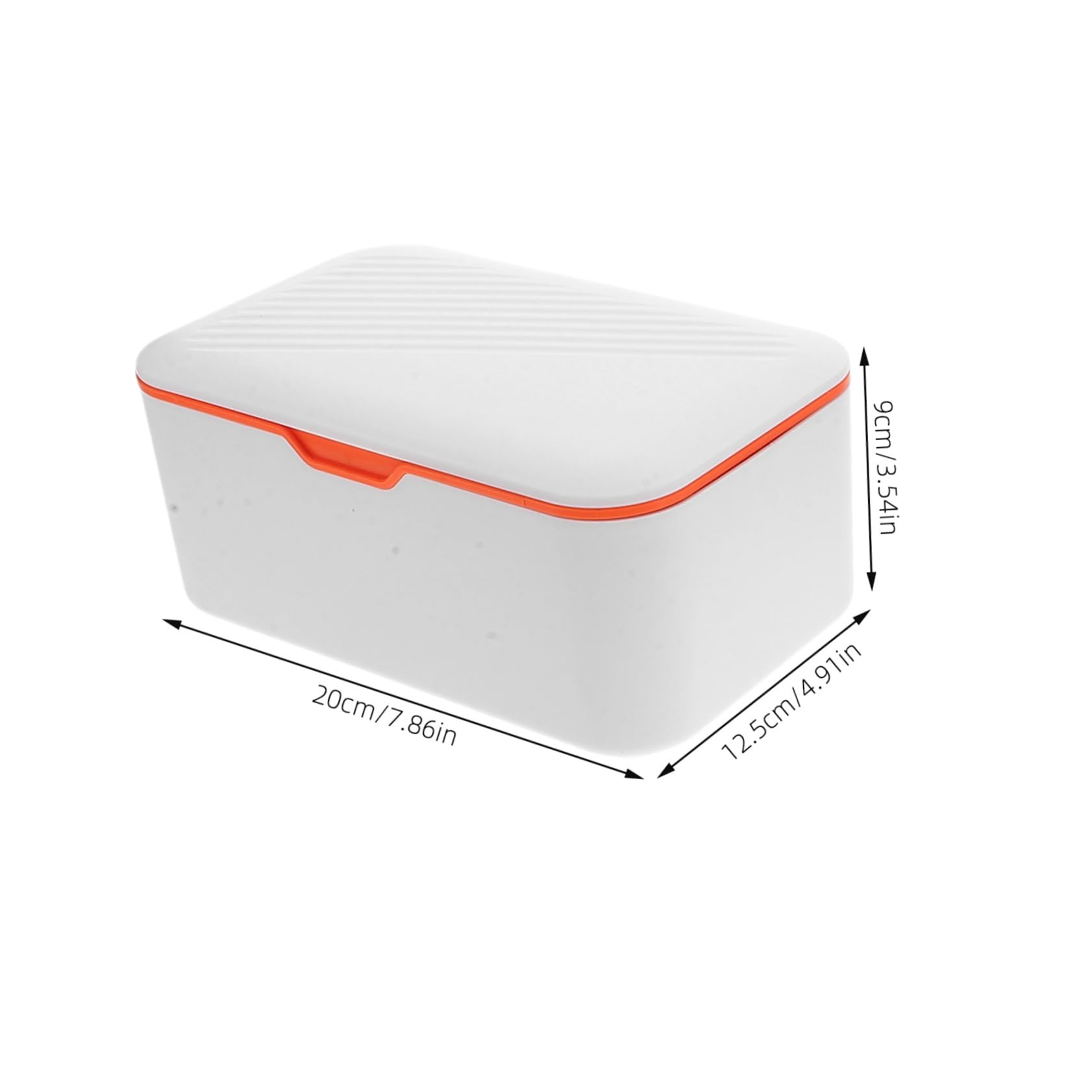 Yardwe Boîte à Lingettes Humides Lot de 2 Pièces avec Couvercle Étanche en PP, Distributeur de Mouchoirs Élégant et Scellé pour Salle de Bain et Usage Domestique