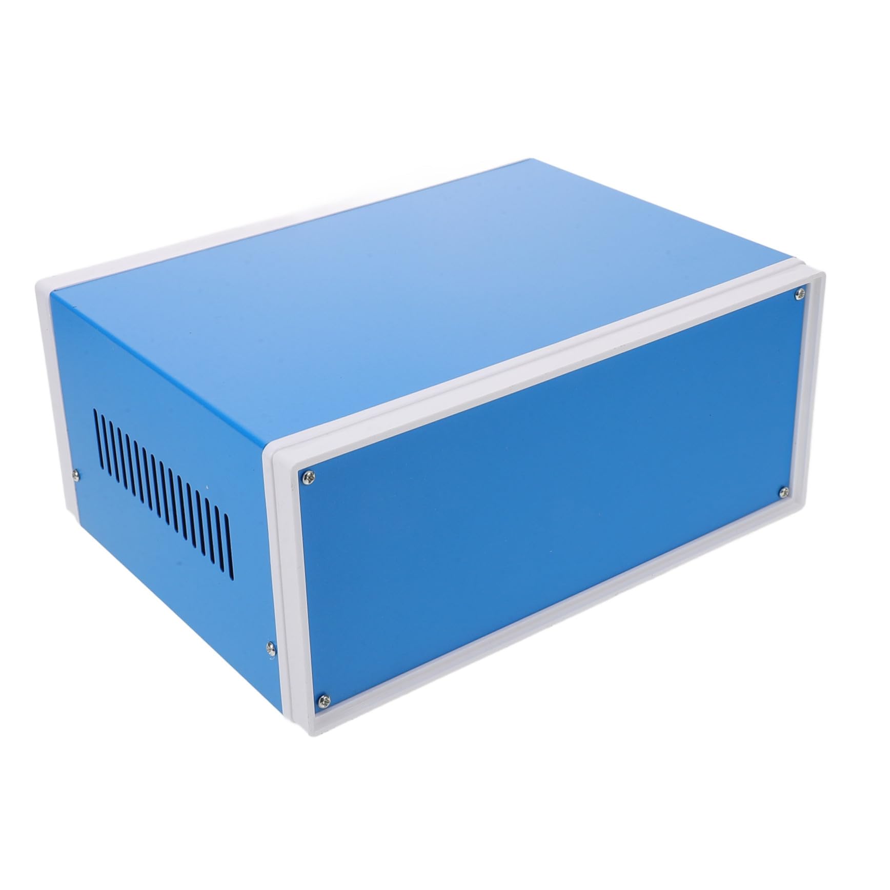 DOITOOL Caja de Conexiones Metálica Azul para Bricolaje Protección y Fácil Instalación, Adecuado para Dispositivos de Medición en Estaciones de Metro y Aeropuertos