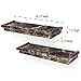 Better Homes and Gardens Picture Ledge Set - Spruce Up Any Room with Elegant Floating Shelves - Easily Install Your Wall Shelves in Minutes - Exclusive Brown Marble Finish