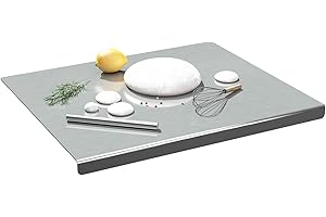 Heavy Duty 304 Stainless Steel Pastry Board for Kneading, Rolling Bread, Pizza,...