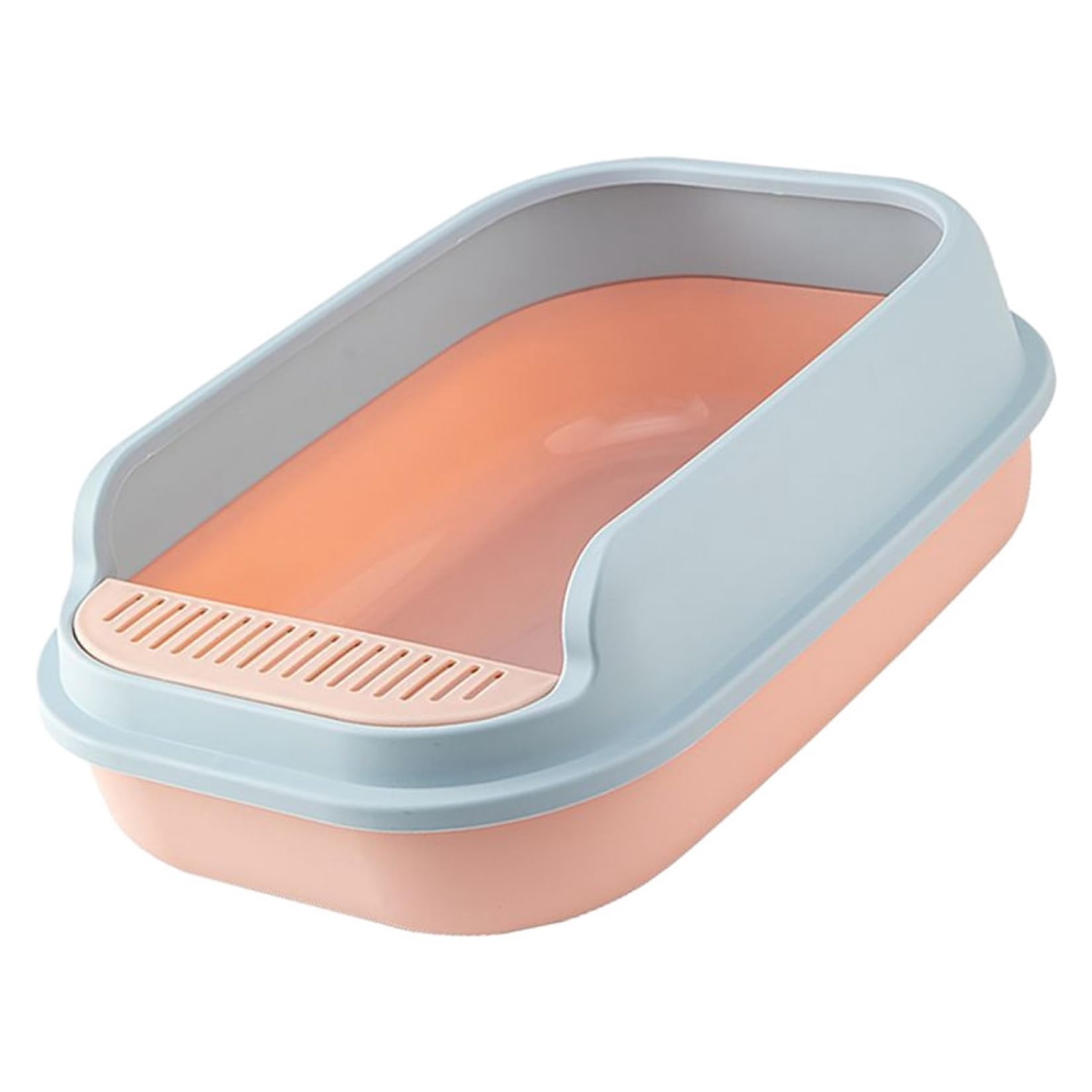 Amazon | 猫用トイレ本体 オープンタイプ 桃色 36×51.5×16cm 子猫 成猫