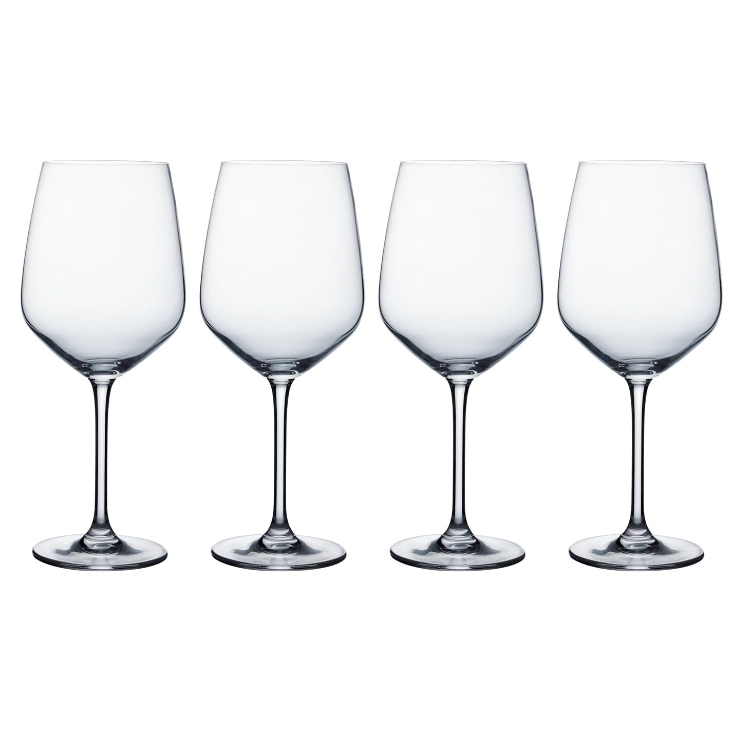 Ravenhead  Kings Red Wine Glasses Set Of 4 - Clear - 63cl
