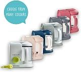 BEABA Babycook Solo - 4 in 1 Baby Food Maker: Processor, Blender, Cooker & Soft Steamer - Quick Food Diversification - Dark Grey - 7