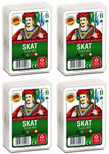 Preisvergleich Produktbild ASS Altenburger 22570027 Tunierbild Skat Spielekarten, Bunt, 59 x 91 mm