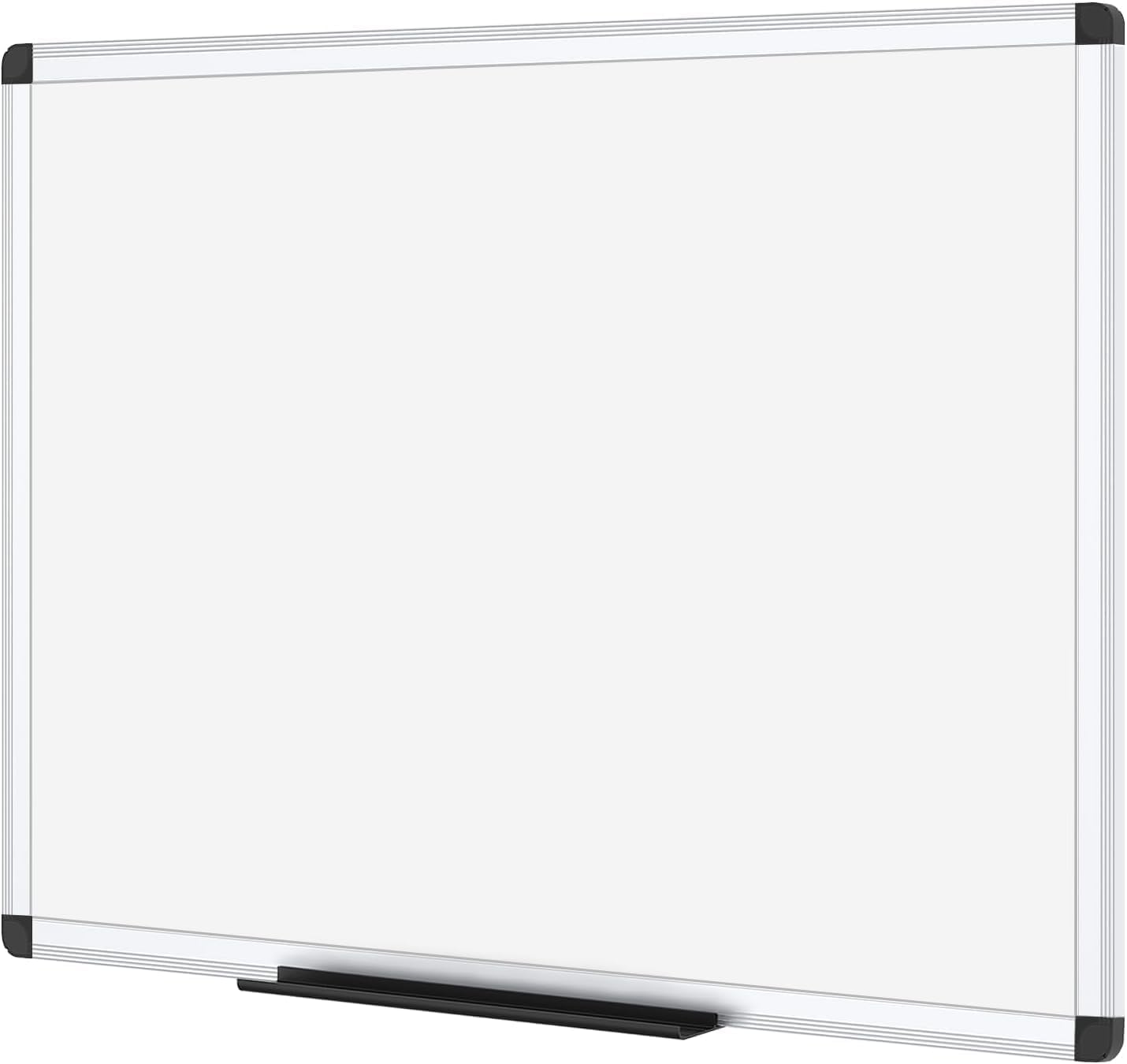 Non Magnetic 2 x 3 feet Double Sided White Board and Chalk Board Front Side whiteboard Marker Surface and Back Side Chalkboard Surface (2 x 3 feet, Pack of 1 Item) F