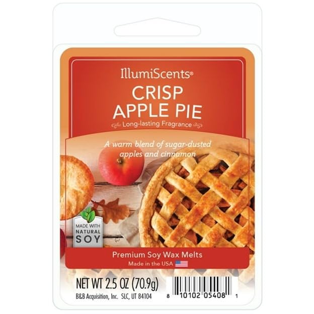 IllumiScents Crisp Apple Pie 2.5 oz Scented Wax Melts