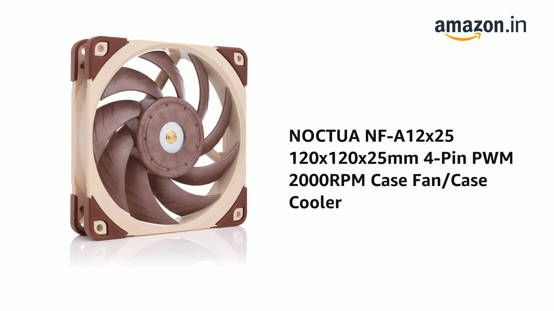 Noctua NF-A12x25 120x120x25mm 4-Pin PWM 2000RPM Case Desktop PC