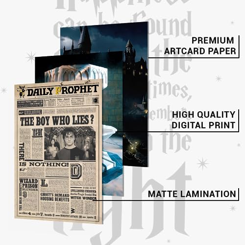 Image of CodersParadise Harry Movie Aesthetic Wall Collage Kit - 54 PCS Vintage Movie Themed Posters (4x6 Inch) | Premium Cardstock Wall Art for Bedroom, Dorm & Study | Glue Dots Included