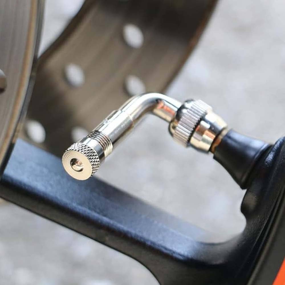 Amazon.co.jp: 2個セット バイク用エアーバルブ 90°エクステンション L