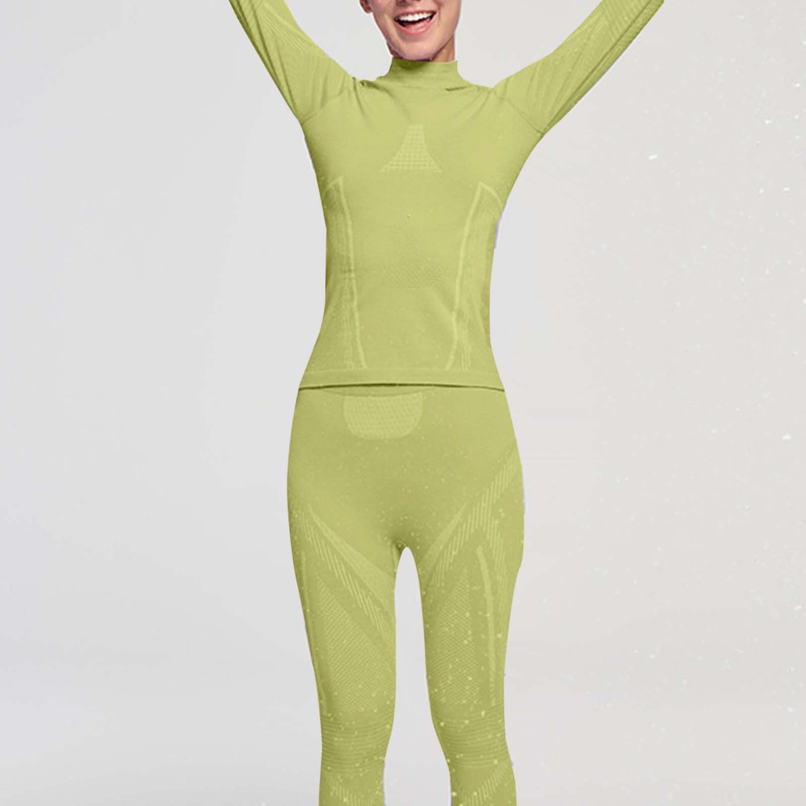 Biancheria intima termica da donna, biancheria intima da snowboard ad asciugatura rapida, set invernale caldo per esterni, slim fit, leggero, top e pantaloni di base, set funzionale per il