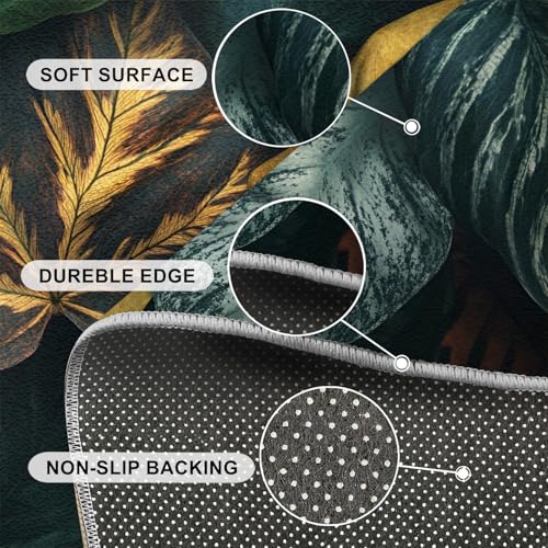 Tapis cuisine antidérapant lavable, solution anti-glisse 120 x 170 cm