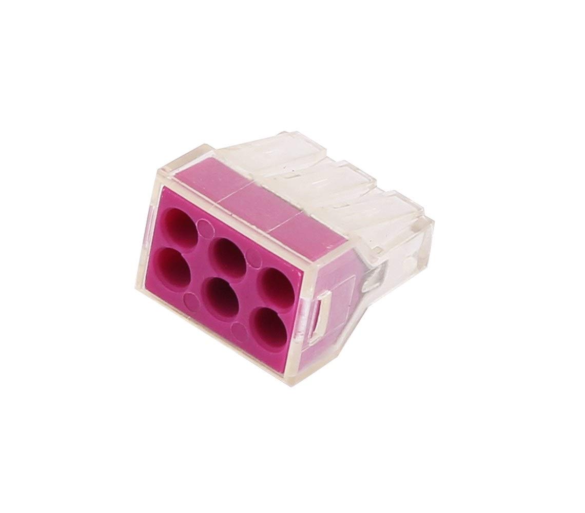 YAZHIMILA Electrical Connectors 6 Port Electrical Push Wire Cable