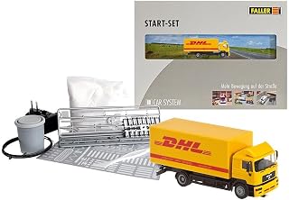 FALLER 161607 - Car System Start-Set Lastkraftwagen DHL, Gelb