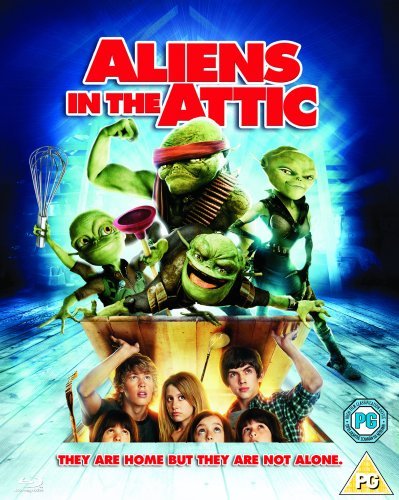 Aliens in the Attic DVD Carter Jenkins película de comedia y extraterrestres