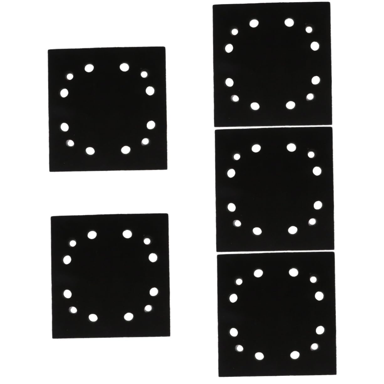 VILLCASE 5 Pezzi Piastra per Levigatrice Accessorio per Levigatrice con Facile Installazione e Alla Strappo
