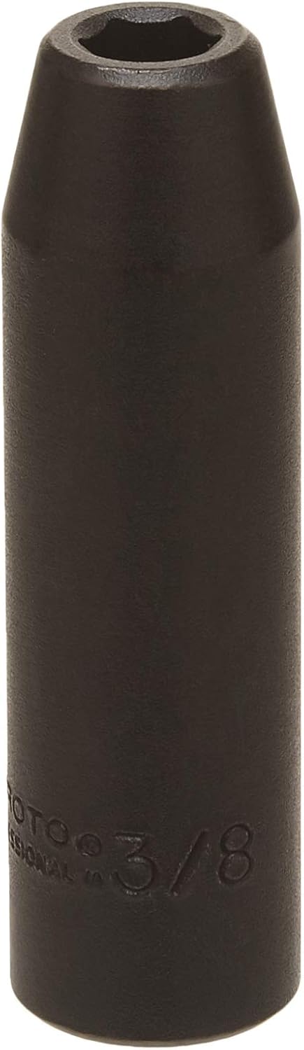 Stanley Proto J7312H 6 Point 1/2 Drive Deep Impact Socket, 3/8