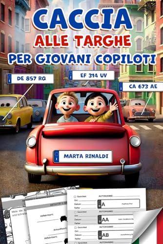 Caccia alle targhe per giovani copiloti: Trasforma i lunghi viaggi in auto in avventure divertenti e coinvolgenti per i tuoi bam