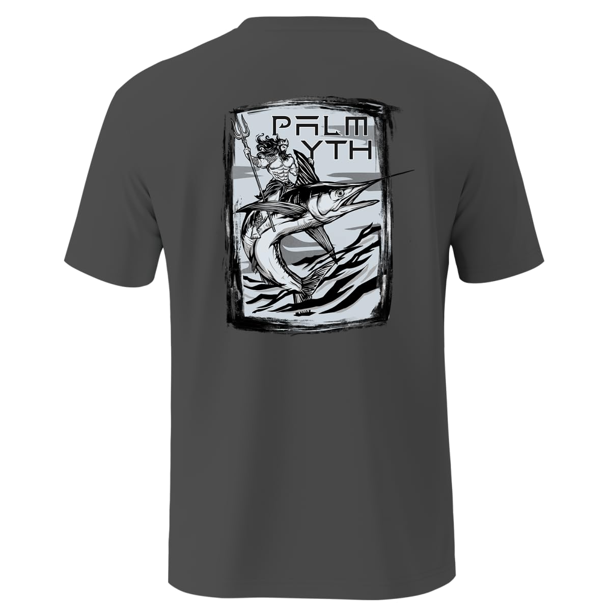 Palmyth Fishing Shirts for Men Sun Protection Shirts Short Sleeve UPF 50+ T-Shirt Tee Quick Dry