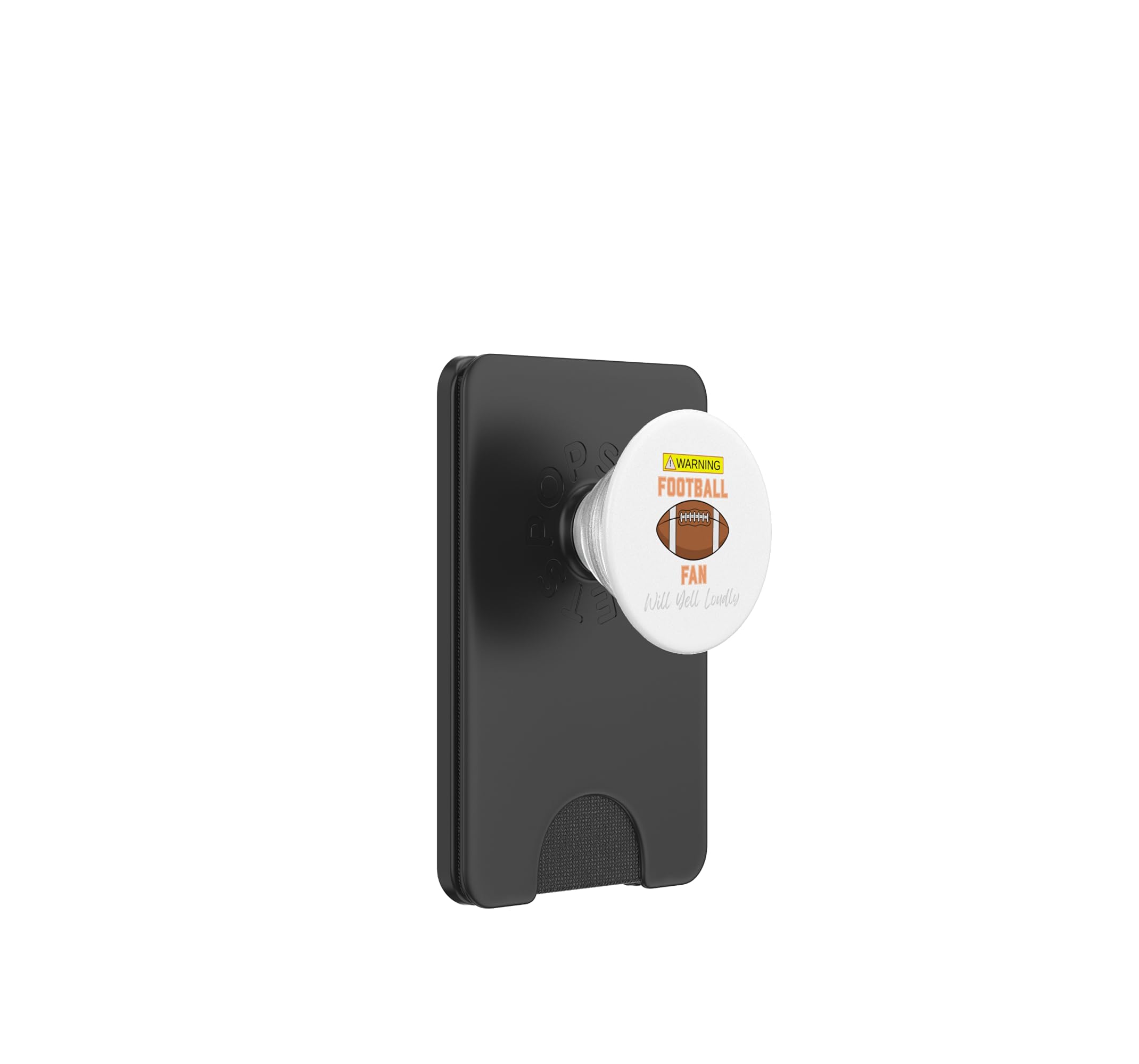 Advertencia del Aficionado al fútbol gritará en Voz Alta PopSockets PopWallet para MagSafe