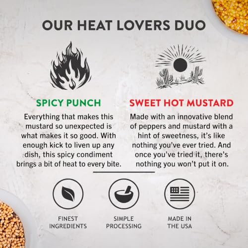 Image of Koops' Mustard Gluten-Free, Kosher, Made in USA, From Quality Mustard Seeds, Creamy (Arizona Heat & Jalapeno)