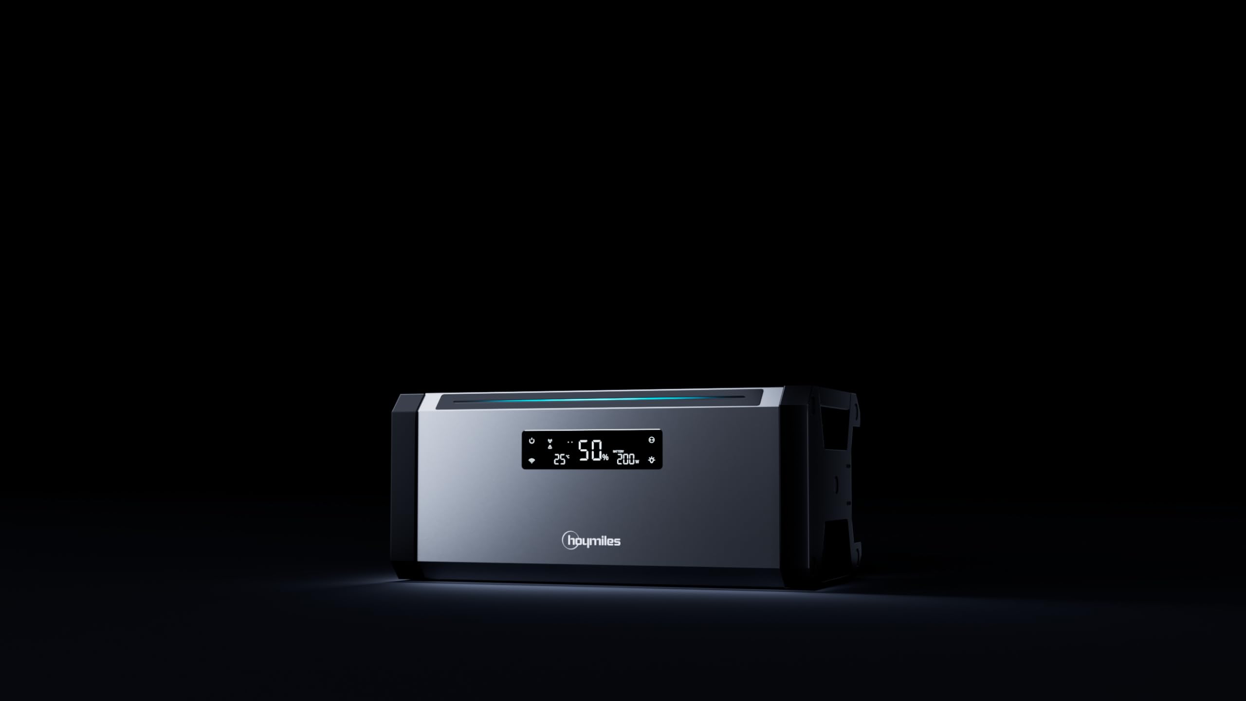 Hoymiles HiBattery AC 1,92 kWh, soluzione di storage plug and play per centrali elettriche da balcone e fotovoltaiche, espandibile fino a 11,52 kWh (set di controllo completo, 1 HiBattery AC)